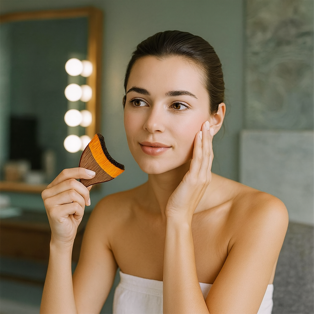 Lymfedrainage Gezichtsborstel – Contour Massage Apparaat voor Gezicht & Kaaklijn | Anti-Aging | Verstevigende Gezichtsmassage