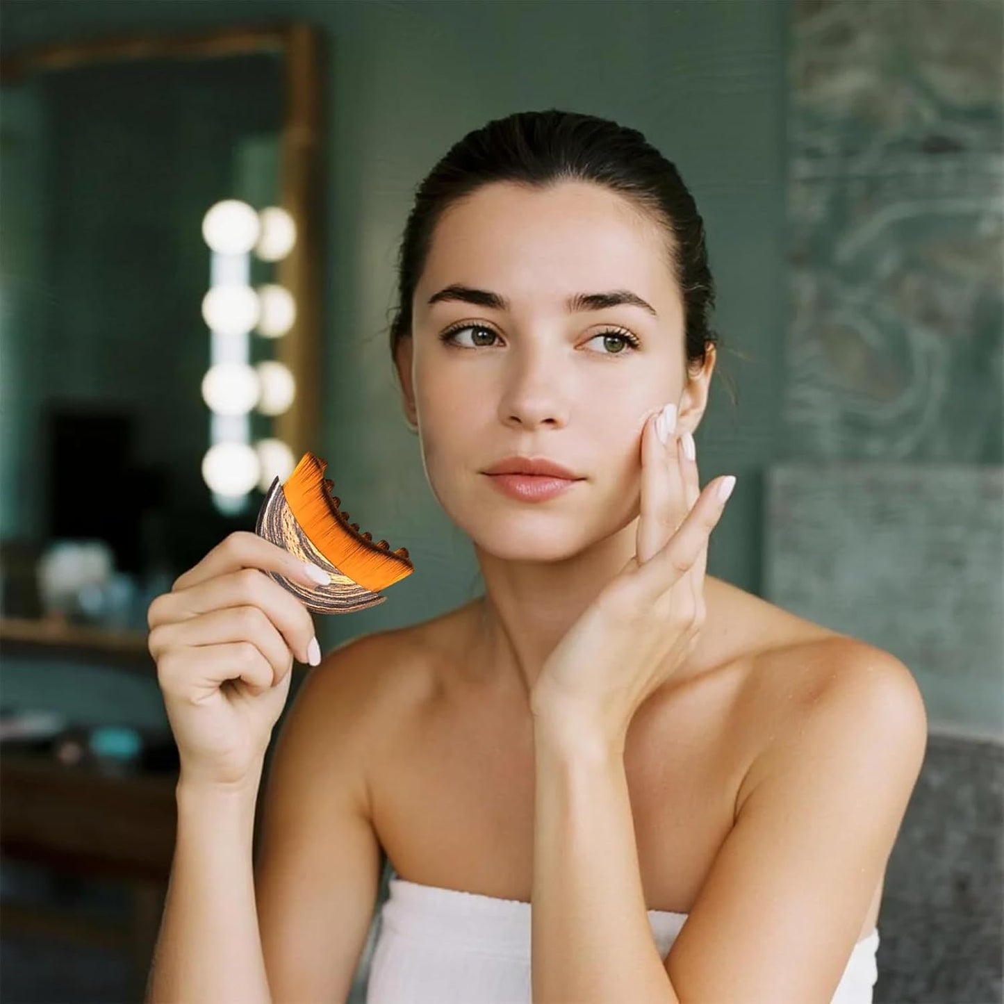 Lymfedrainage Gezichtsborstel – Contour Massage Apparaat voor Gezicht & Kaaklijn | Anti-Aging | Verstevigende Gezichtsmassage